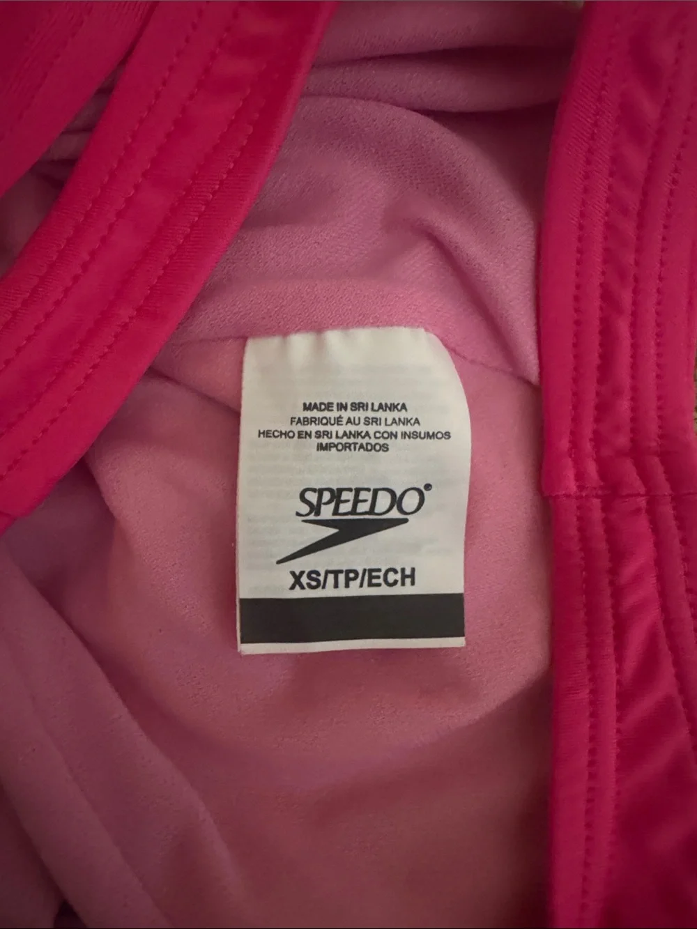 Speedo Hot Pink, Yellow & Light Pink Girls' One-Piece Swimsuit